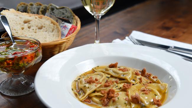 Agnolotti with veal. Pictures: Josie Hayden