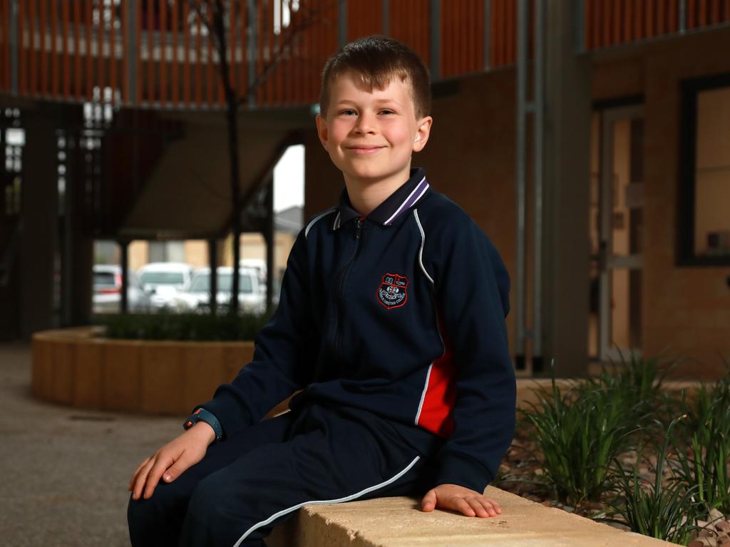 Reigning 2023 national champion Samuel Wright, 10, is in training to defend his title. Picture: Philip Gostelow