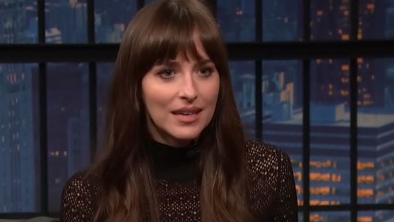 Dakota Johnson appeared on Late Night With Seth Meyers overnight.