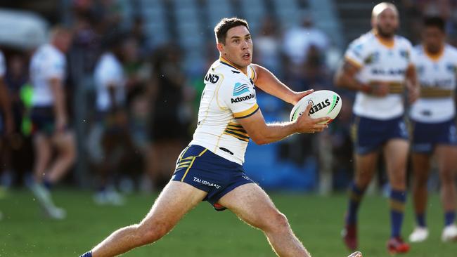 Mitchell Moses and the Eels are primed to upset Melbourne. Picture: Getty Images