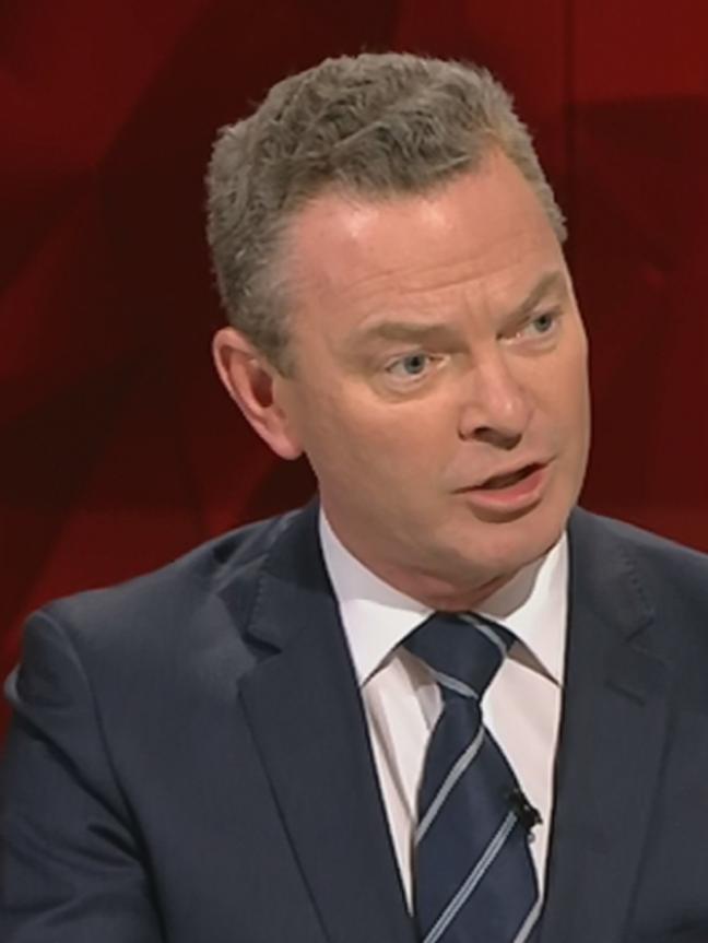 Christopher Pyne on the ABC’s Q&amp;A.