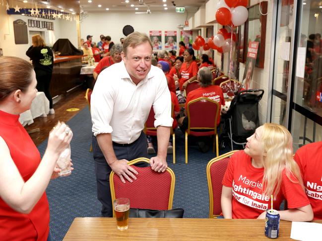 Steven Miles premier attend the Council and the by-election after party at the Durack Inala Bowls Club, in Inala, Saturday 16th March 2024- Photo Steve Pohlner