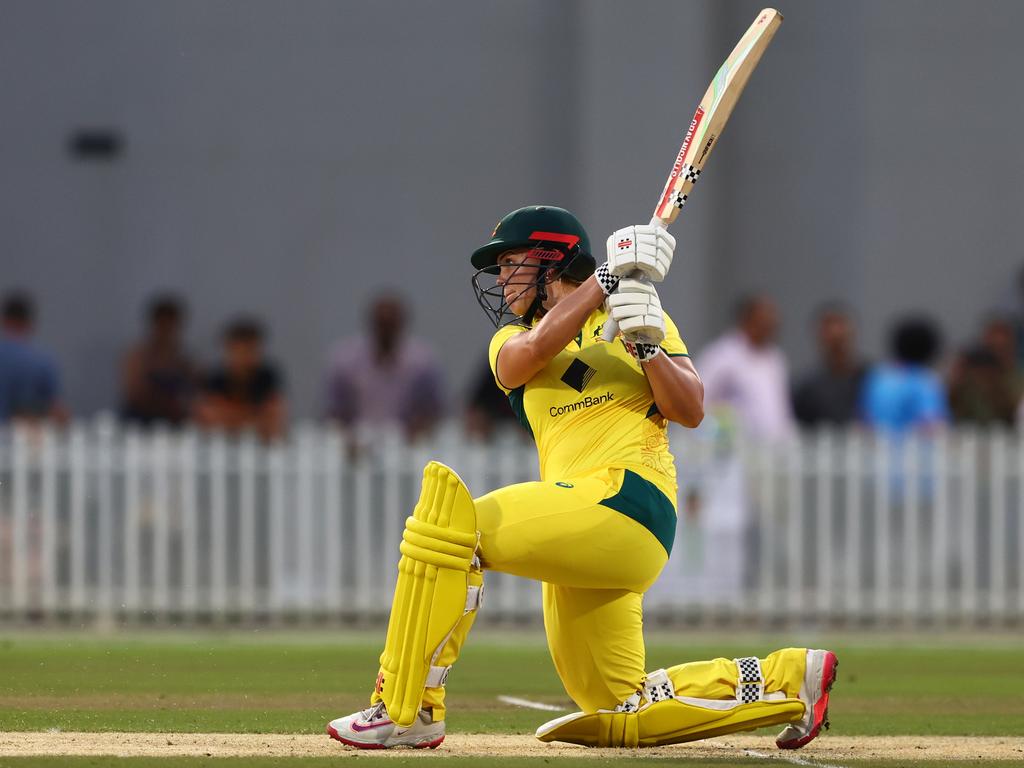 Georgia Voll scored an unbeaten 46 in the win against India. Picture: Getty Images