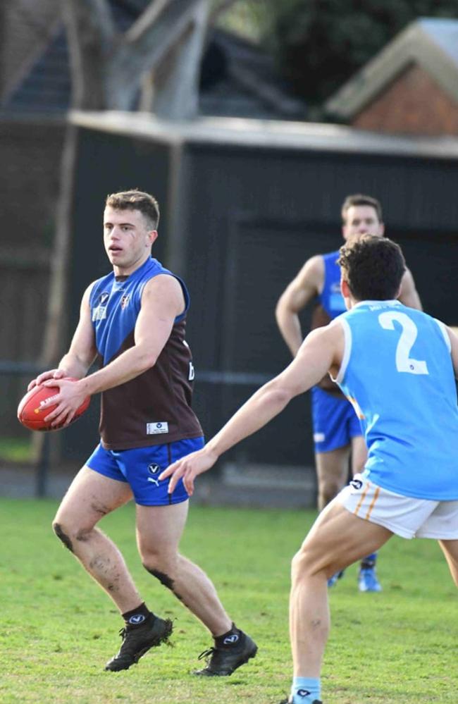 Best-afield Jack McCartney for the Monders. Pic: Ormond AFC