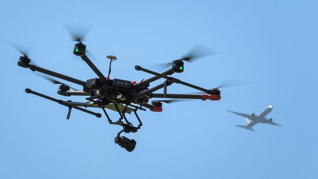 Autonomous drones are being researched at Adelaide University.