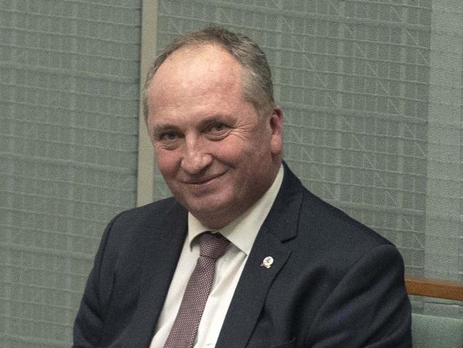 CANBERRA, AUSTRALIA-NCA NewsWire Photos: 20 OCTOBER 2020.QUESTION TIMEBarnaby Joyce during Question Time in the House of Representatives in Parliament House in Canberra. Picture: NCA NewsWire / Gary Ramage