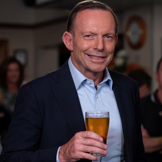 Tony Abbott is here to help. Picture: Monique Harmer