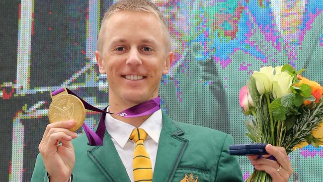 Jon Ralph says Jared Tallent now enjoys celebrity status after his remarkable gold medal story. Picture: Alex Coppel.