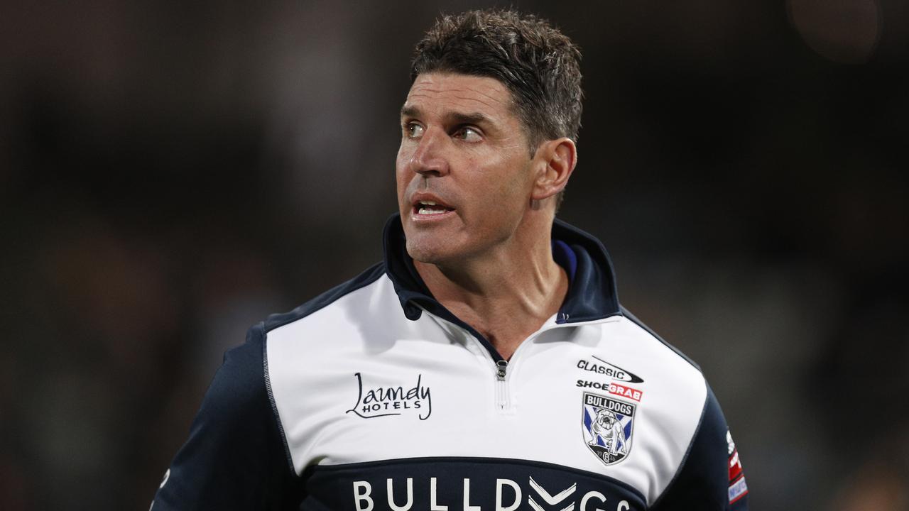 Bulldogs head coach Trent Barrett wants incremental improvement at the club. Picture: Jason McCawley/Getty Images