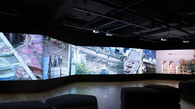 Bombay Tilts Down (installation view) 2022. Various artists. Picture: J Ruckli, QAGOMA.