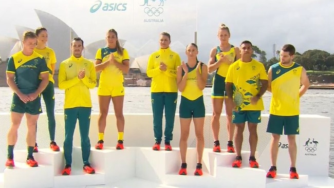 The Australian Olympic kit for Tokyo 2021