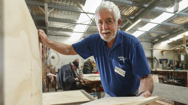 Westernport Men's Shed member Colin Prowd. Picture: Valeriu Campan