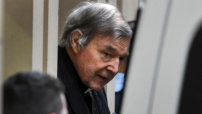 Pell’s legal team are fighting for his freedom in the High Court. Picture: AFP