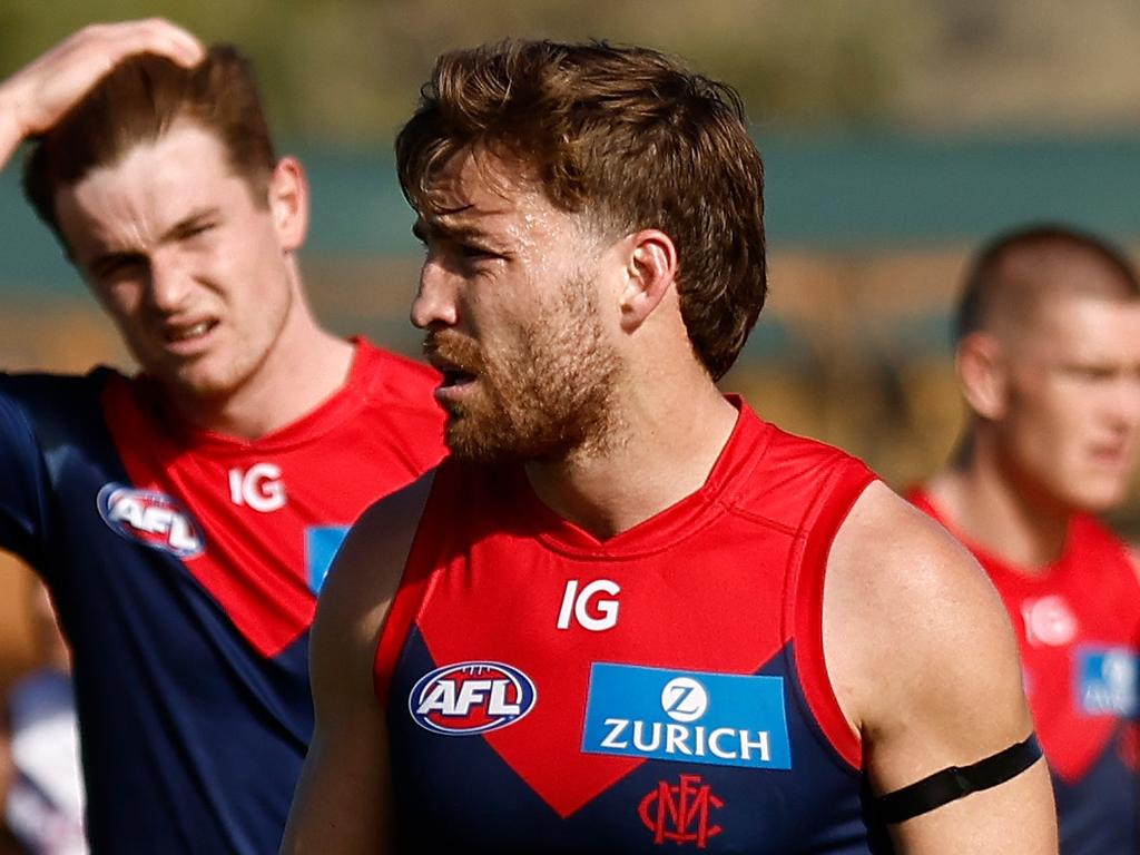 The Dees were blown off the park on Sunday. (Photo by Michael Willson/AFL Photos via Getty Images)