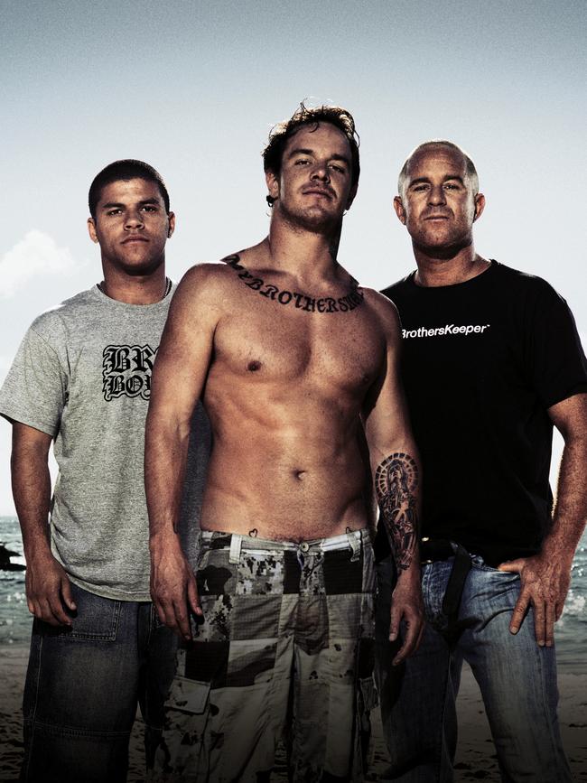 The promotional shot for the 2007 documentary 'Bra Boys'.