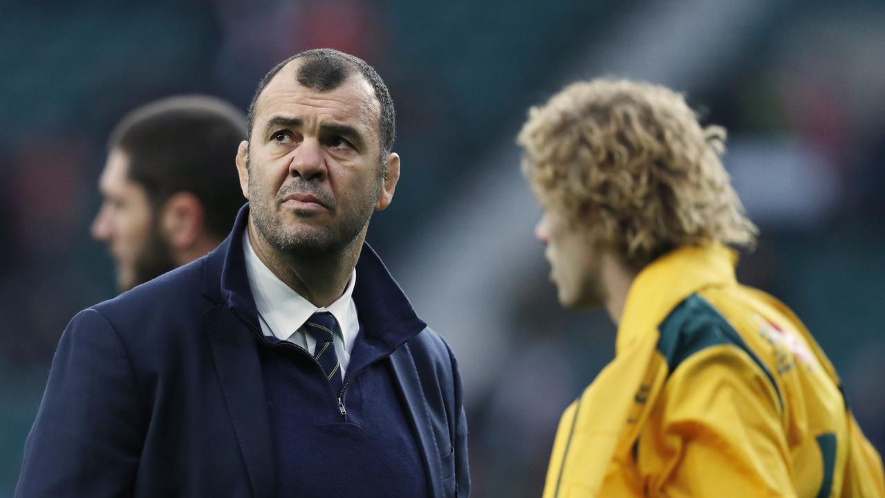 Australia's coach Michael Cheika could be on borrowed time