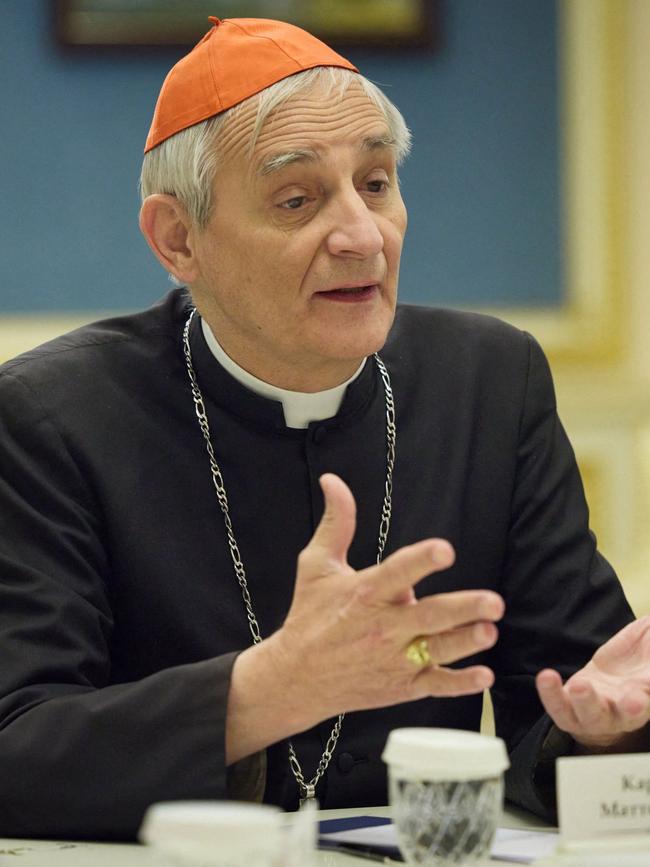 Cardinal Matteo Zuppi. Picture: AFP