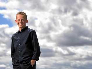 AMBITIOUS: Teenager Braydon McAuley is developing a pharmaceutical courier service called MovingMeds. Picture: Rob Williams