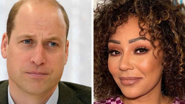 Prince William and Mel B.