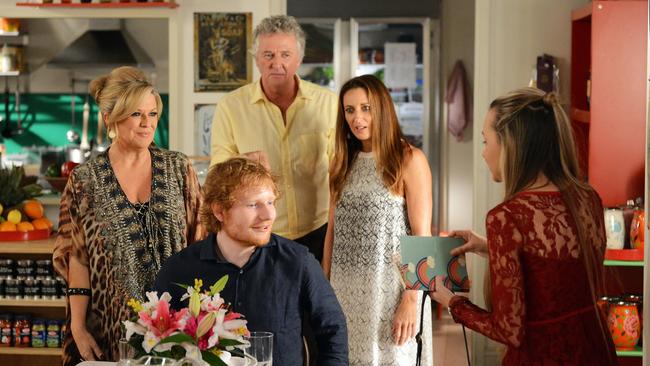 Ed Sheeran guest stars on Home and Away. Celebrity guest stars. Photo: Supplied