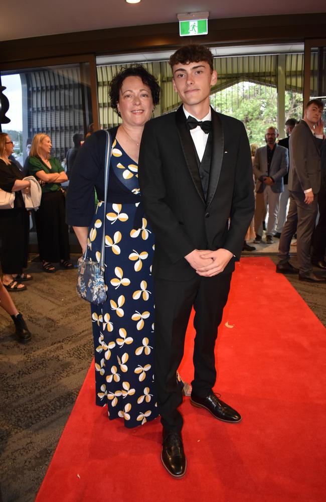 Daniel Kirkham and family at the Suncoast Christian College formal 2024.