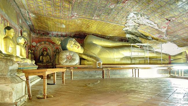 The Buddha statue in Dambulla Cave Temple, Sri Lanka. Picture: Thinkstock