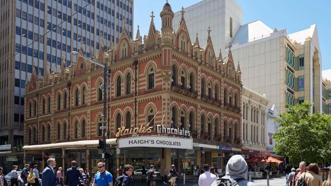 The restoration of Beehive Corner. Picture: Adelaide City Council