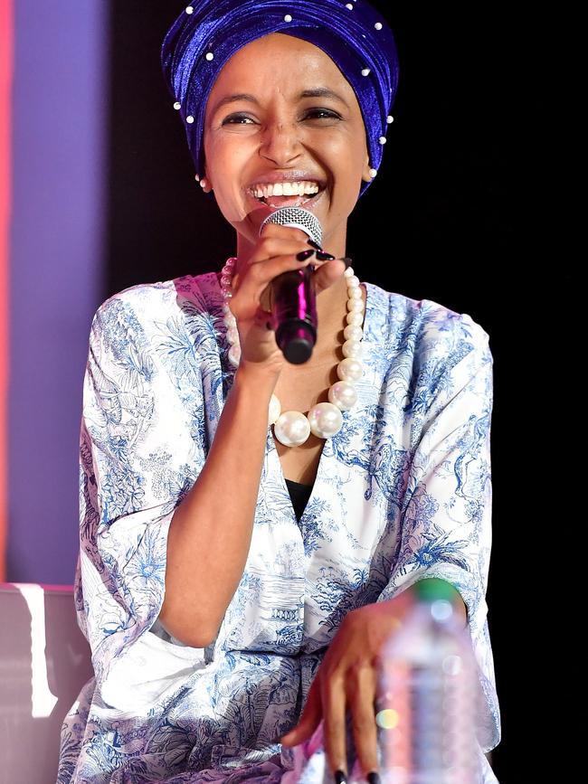 Ilhan Omar is accused of being anti-Semitic. Picture; Getty Images.