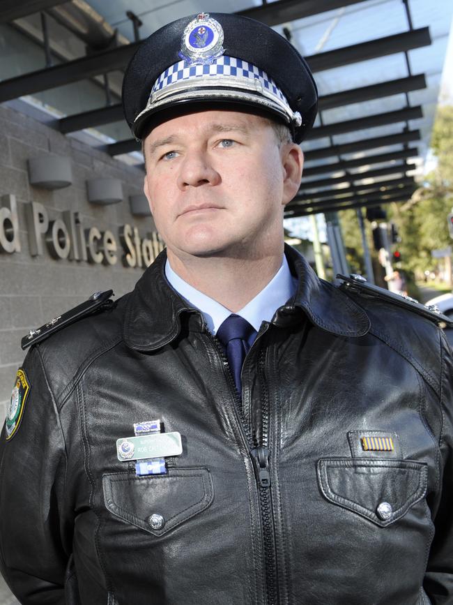 Superintendent Robert Critchlow took over the NSW gangs squad in December.