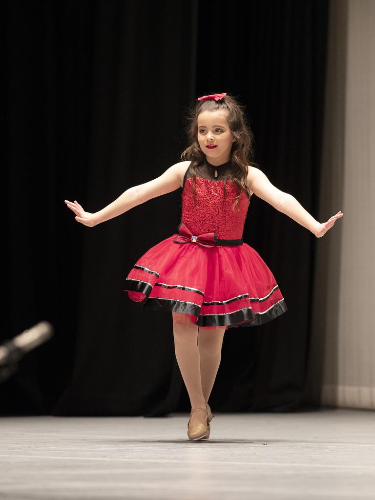 7 Years Tap Solo. Maya Hills during the Southern Tasmanian Dancing Eisteddfod, Wrest Point. Picture: Chris Kidd