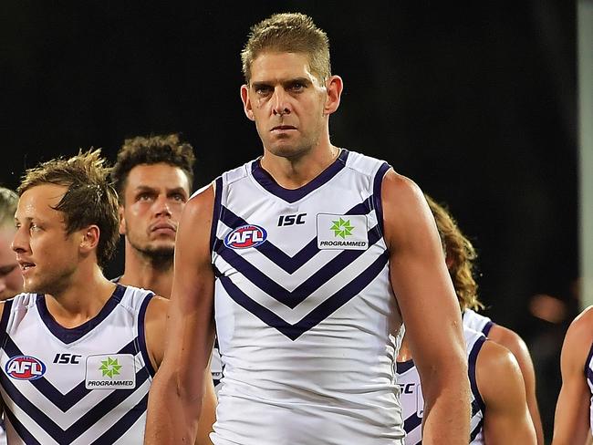 Docker ruckman Aaron Sandilands missed another game. Picture: Getty Images