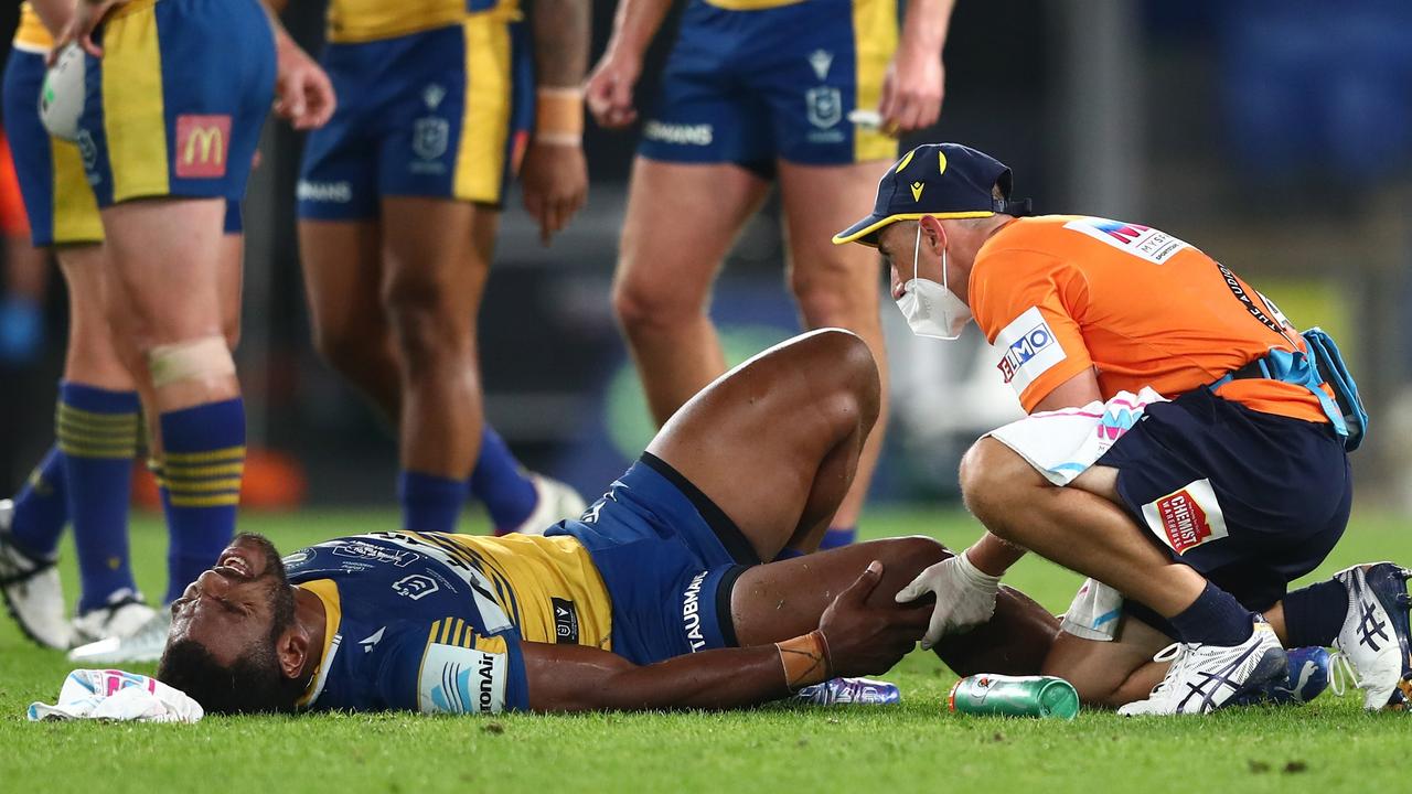 Maika Sivo is likely to miss the rest of the season after injury his knee. Picture: Chris Hyde/Getty Images