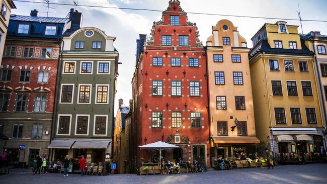 Stockholm’s old town.