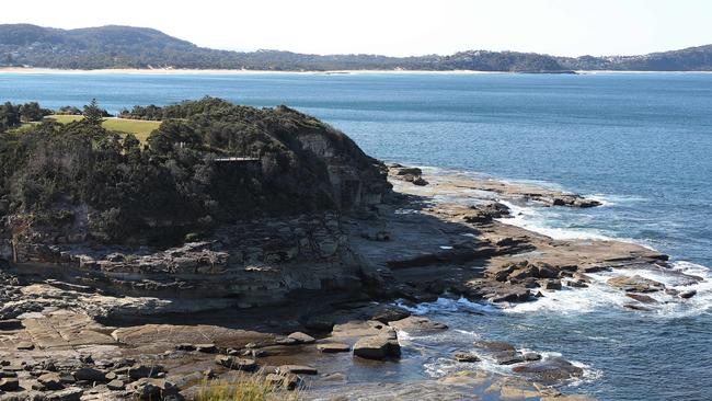 Central Coasters are keen to show off their stunning scenery — such as The Skillion walk at Terrigal — to the Olympic behemoth. Picture: Brett Costello