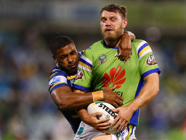 Elliot Whitehead of the Raiders earns CTW dual status in 2019. Picture: Getty Images