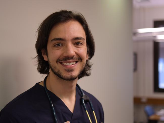 Dr Julian Pecora will spend his third year as a registrar at Royal Darwin Hospital. Picture: (A)manda Parkinson