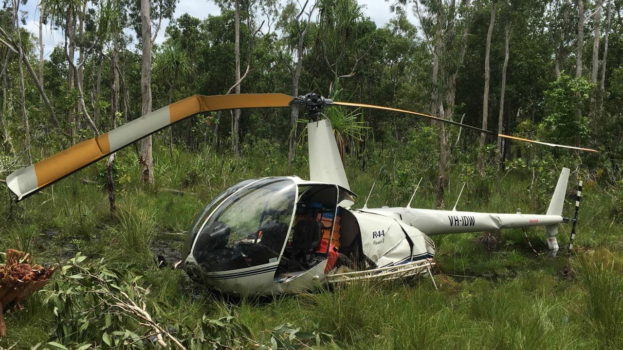 An ATSB report into the incident concluded that the chopper ran out of fuel on the crocodile egg collecting mission.