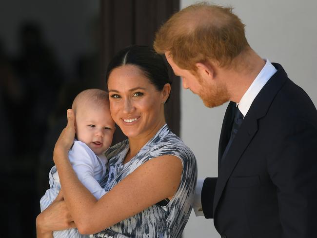 The body language between Harry and Meghan while on their South Africa tour has changed as their baby Archie gets older. Photo: Toby Melville