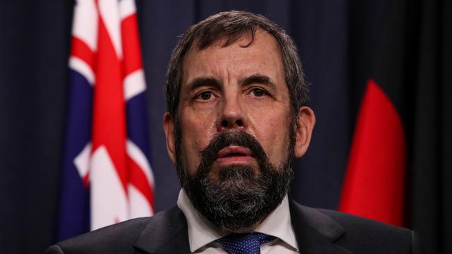 On Friday, WA’s Police Minister said if it were recommended by Dr Robertson (pictured), the state government would consider bringing back restrictions. Picture: Colin Murty The Australian