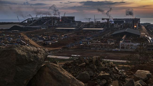 A smelter at the nickel processing complex operated by Harita Group on Obi Island, North Maluku, Indonesia. Picture: Ulet Ifansasti for The Wall Street Journal