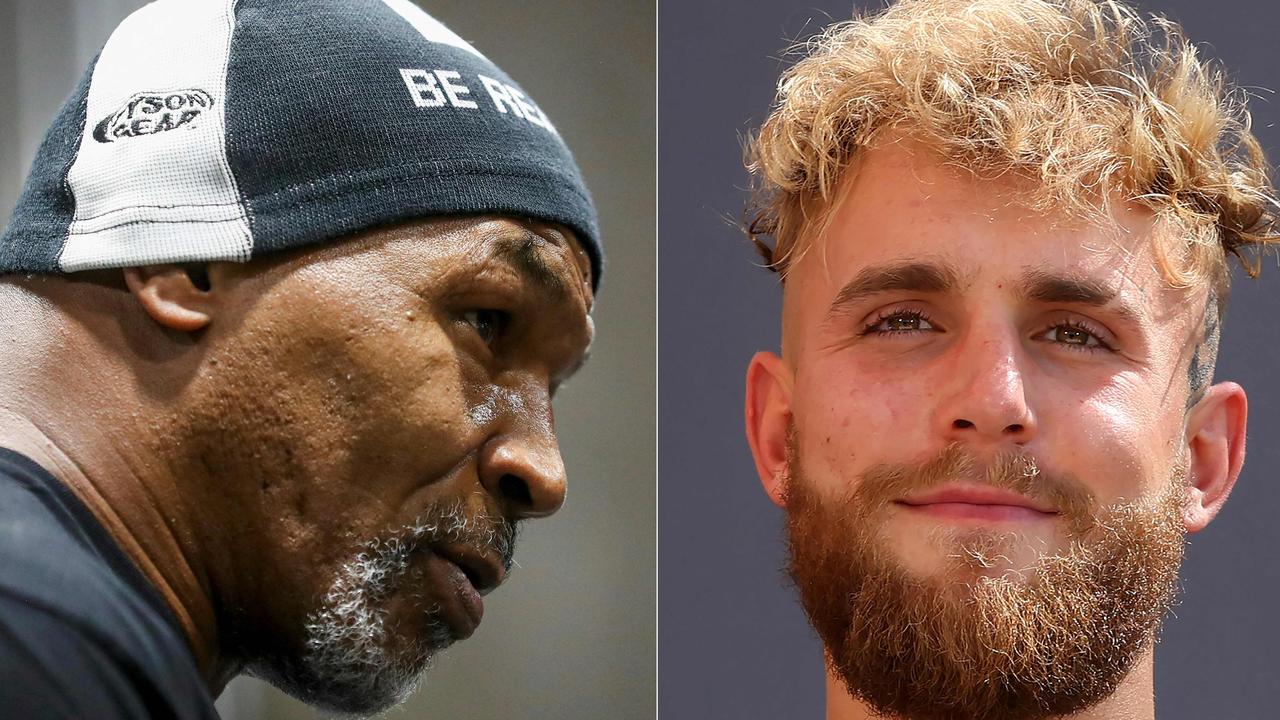 Jake Paul’s fight against Mike Tyson has been sanctioned as a professional heavyweight bout. (Photo by Ian Maule and Fayez Nureldine / AFP)
