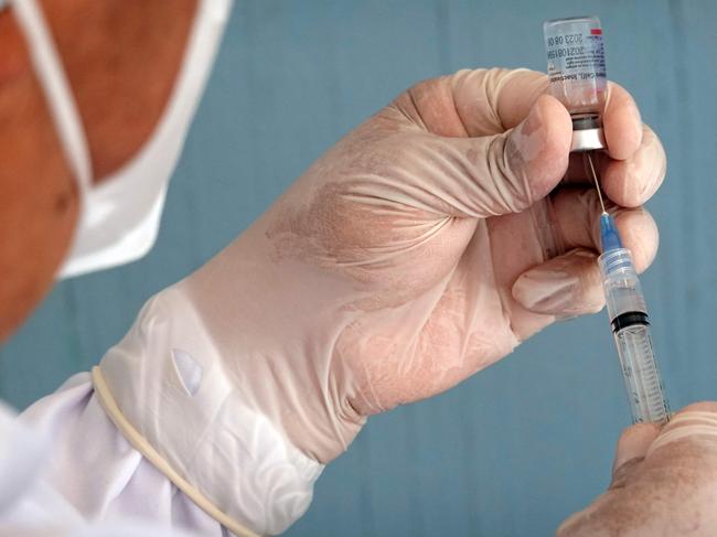 Pfizer has put forward data for consideration on the use of its vaccine in children aged 5-11. Picture: AFP