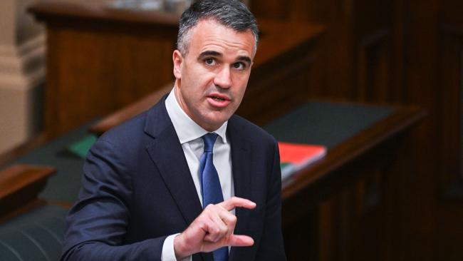 Premier Peter Malinauskas during Question Time. Picture: NCA NewsWire / Brenton Edwards