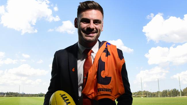 Stephen Coniglio will be a Giant for life. Picture: AAP Images