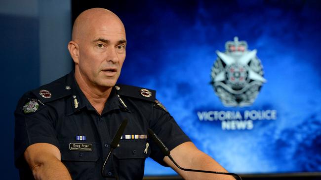 Victoria Police Assistant Commissioner Doug Fryer. Picture: AAP Image/Mal Fairclough