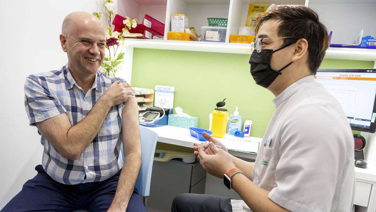 Queensland chief health officer Dr John Gerrard urged residents to get vaccinated. NewsWire / Sarah Marshall