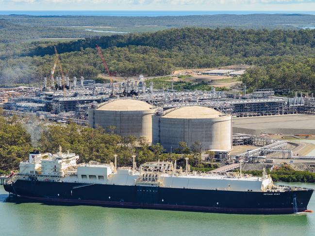 The LNG vessel, the Methane Spirit, departed Australia Pacific LNG's facility on Saturday 9 January.