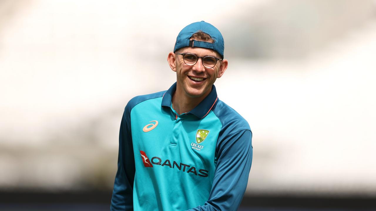 LONDON, ENGLAND – JULY 25: Todd Murphy of Australia looks on during the Australia Nets Session at The Kia Oval on July 25, 2023 in London, England. (Photo by Ryan Pierse/Getty Images)