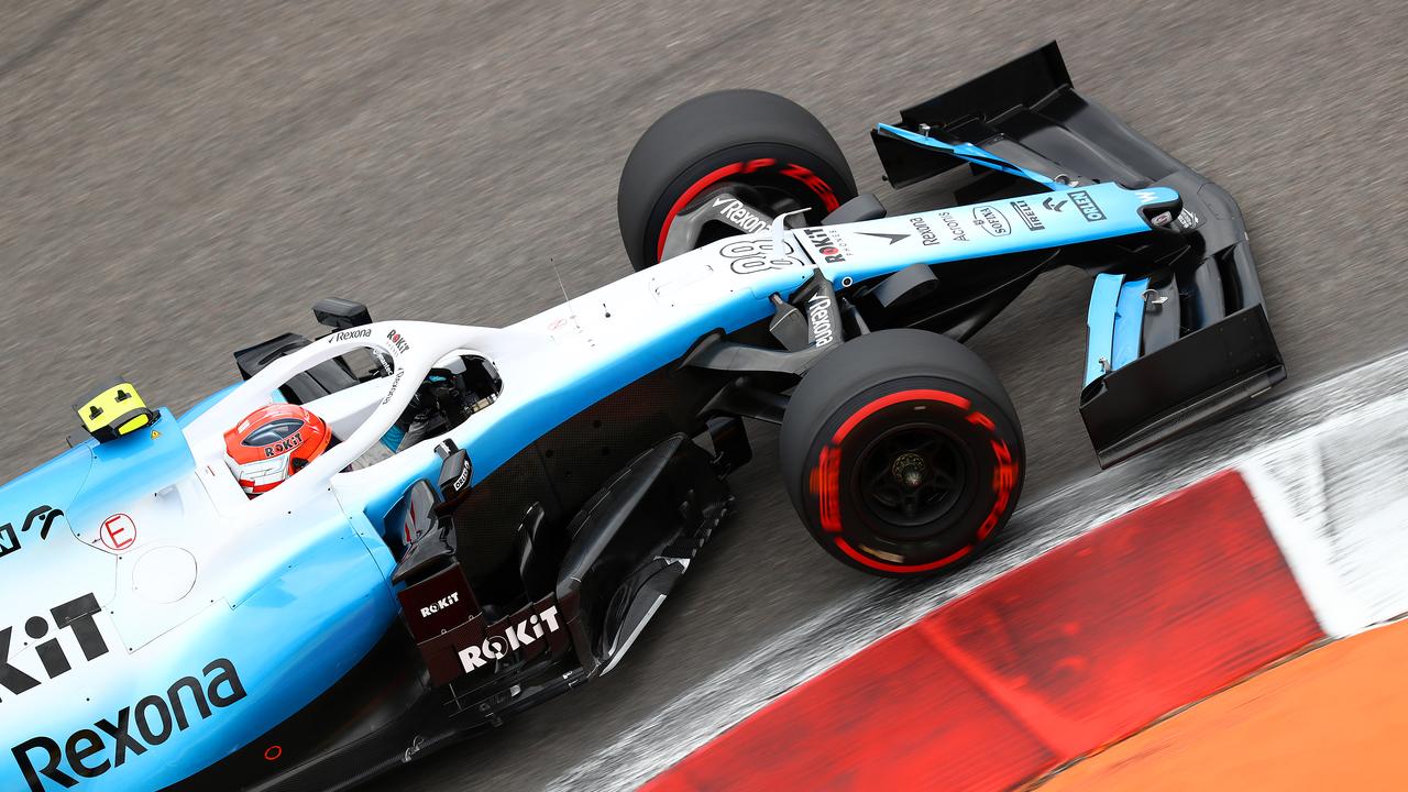 Robert Kubica driving his Williams in Sochi last weekend. Picture: Mark Thompson