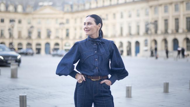 Australian designer Nicky Zimmermann at Paris Fashion Week in 2022. Picture: Xavier Schwebel